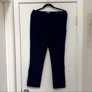 Navy Cigarette Pants
